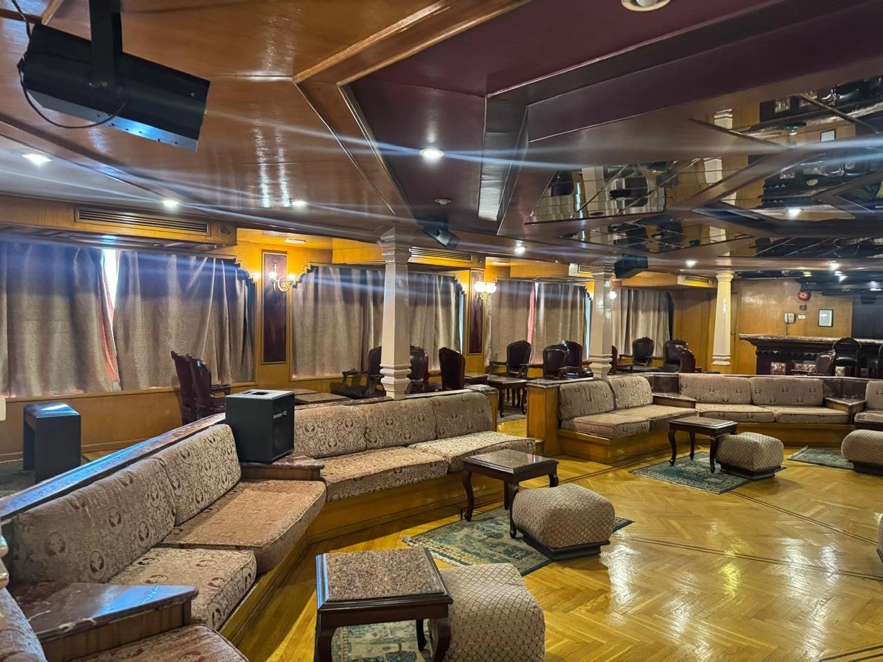 Lounge aboard the MS Sultan Hassan Nile Cruise Nile cruise